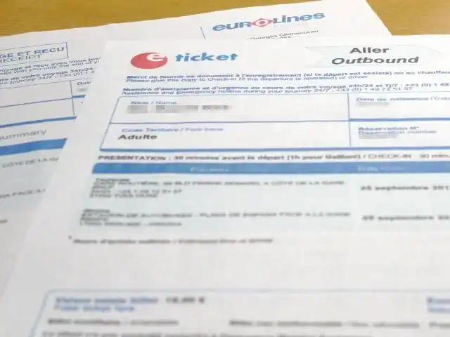 Eurolinesのeチケット