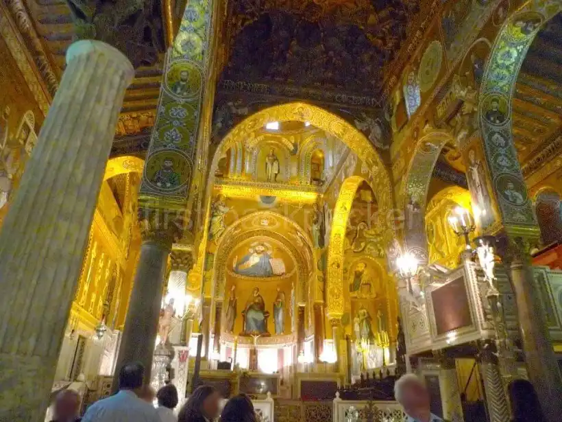 パレルモのノルマン王宮内のパラティーナ礼拝堂