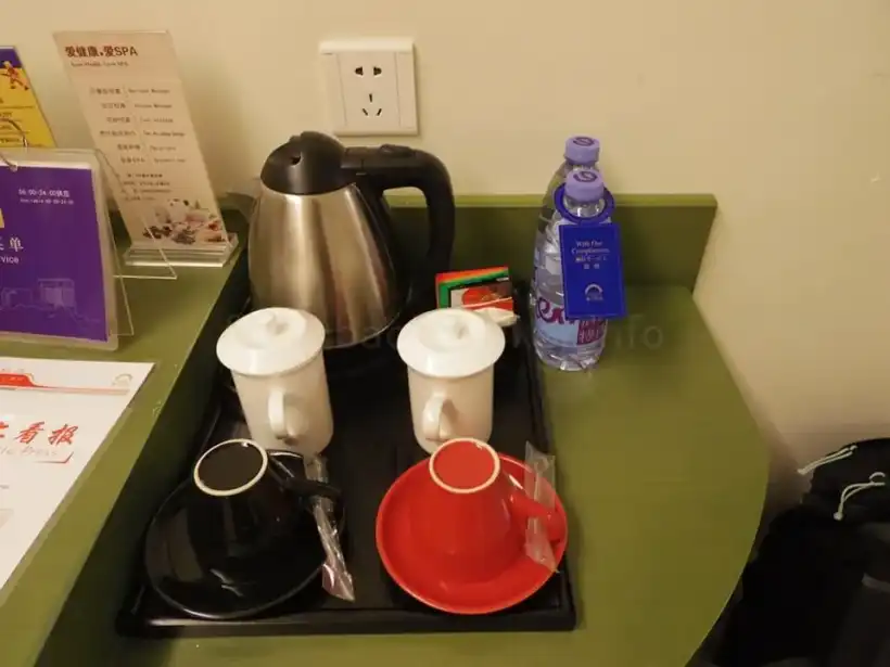 厦門賓館の無料ミネラルウォーター