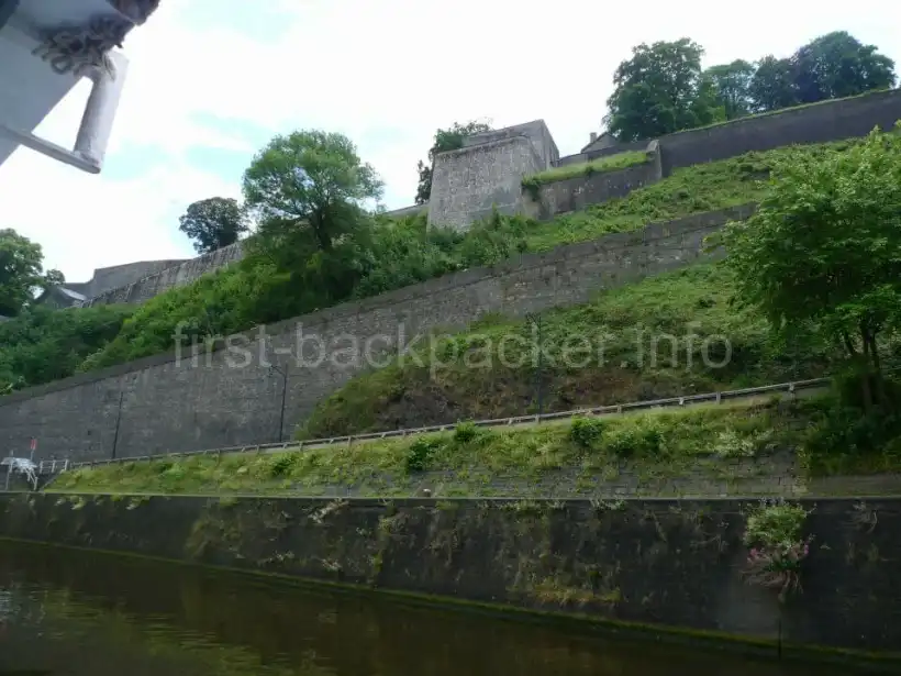 ナミュール・遊覧船からのシタデル