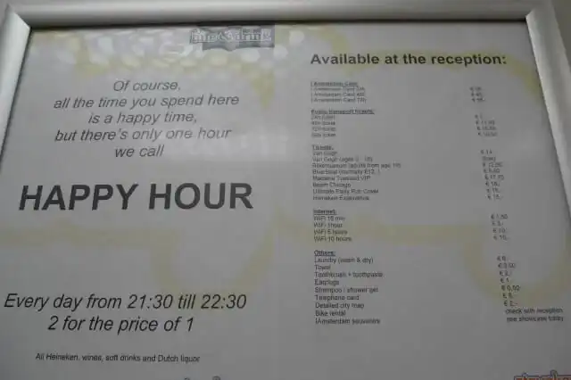 Stayokay Amsterdam Oostのハッピーアワー