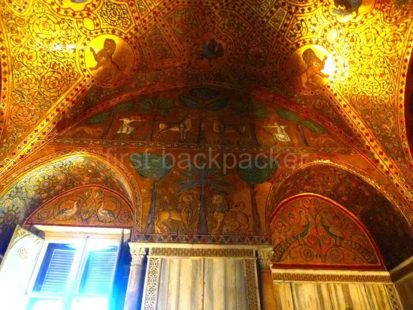 パレルモのノルマン王宮のルッジェーロの間