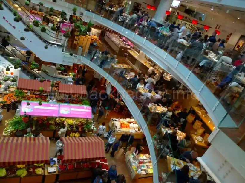 ミラノのEATALYの上の階のレストラン