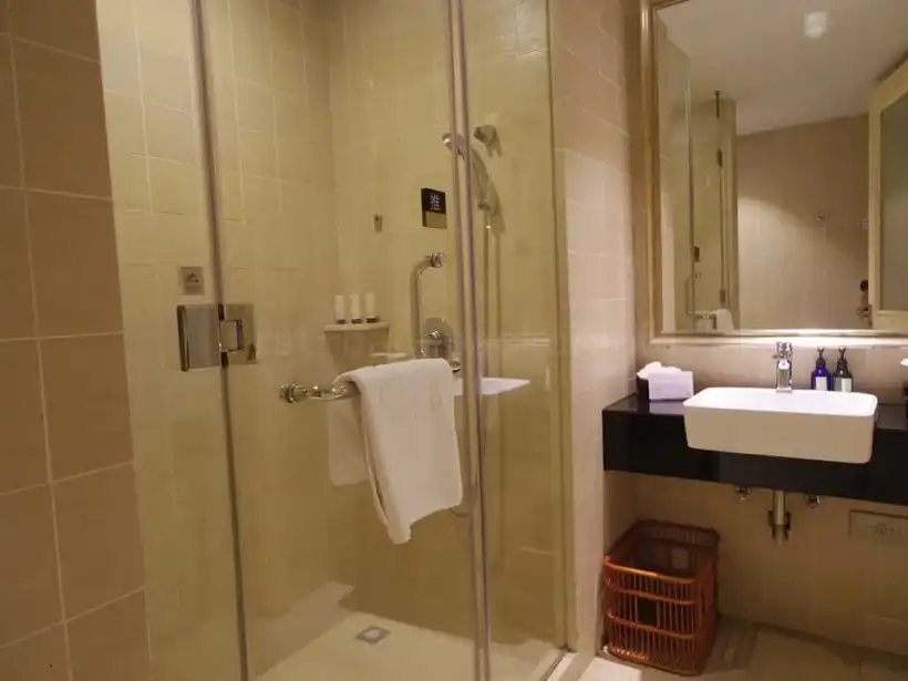 厦門賓館の客室のシャワー