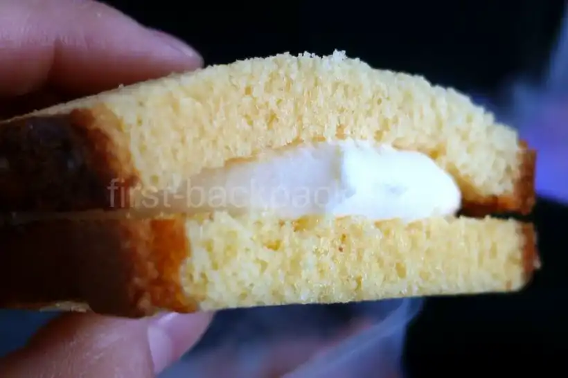 軍艦島コンシェルジュの観覧船で買ったかすてらアイス