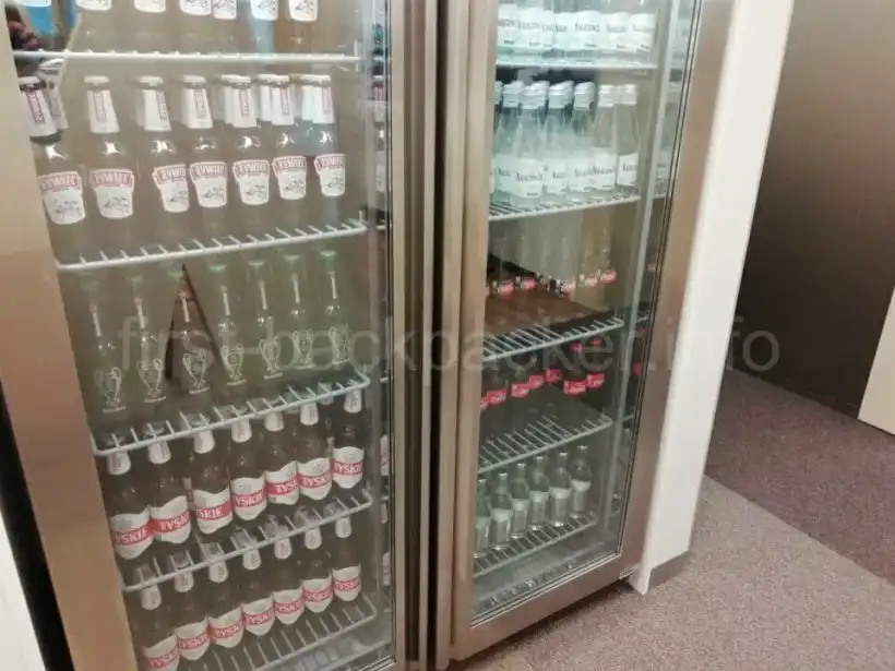 ワルシャワ・ショパン空港Preludium Loungeのドリンク類