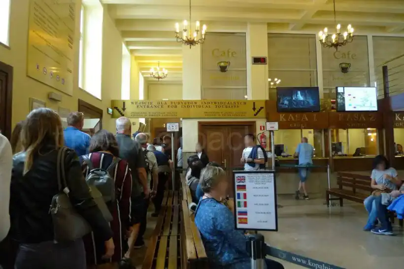 ヴィエリチカ岩塩坑の建物内