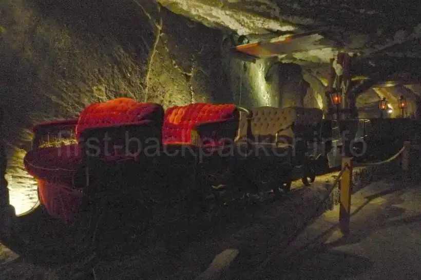 ヴィエリチカ岩塩坑のミュージアム内・