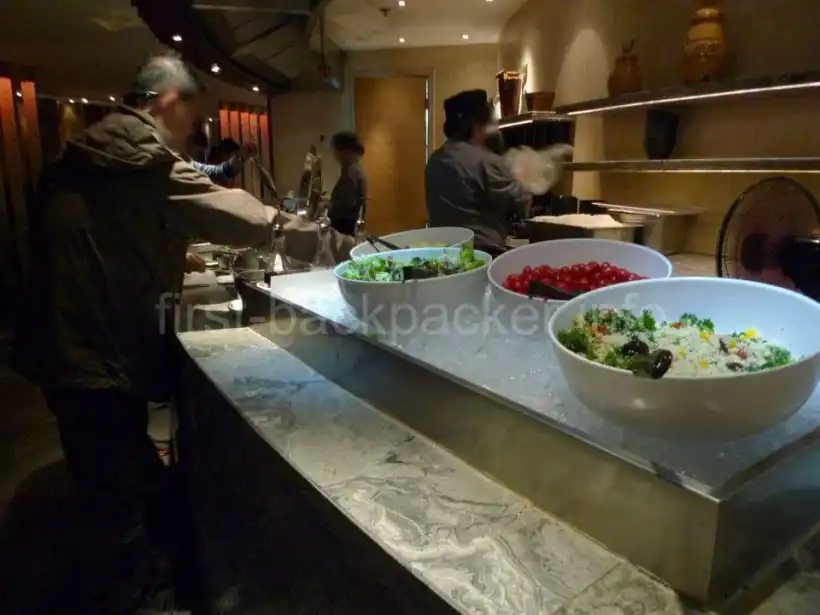 香港国際空港 プラザ・プレミアム・ラウンジの食事