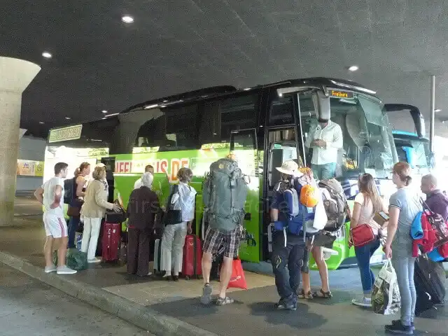 ミュンヘンのバスターミナル1階