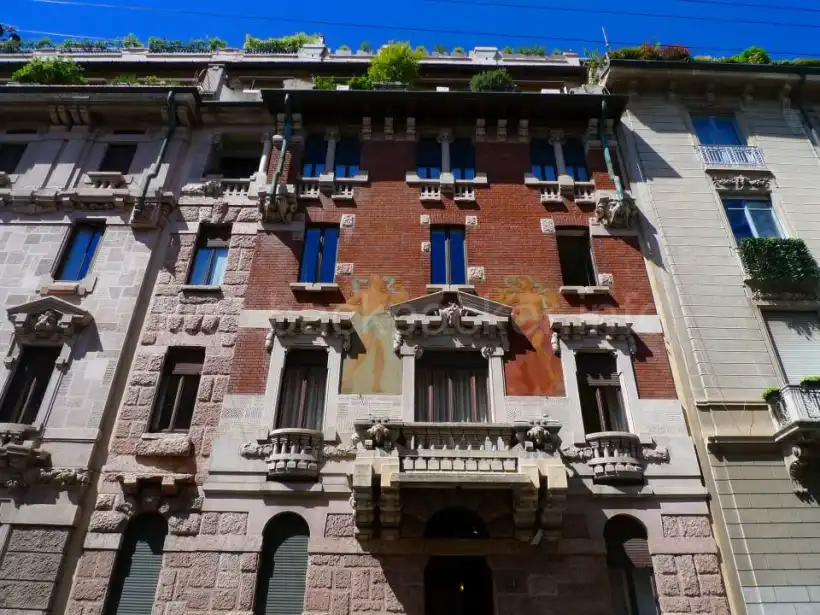 ポルタ・モンフォルテ地区のアールヌーヴォー建築