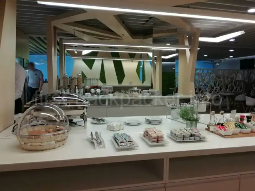 ワルシャワ・ショパン空港Preludium Loungeの食事