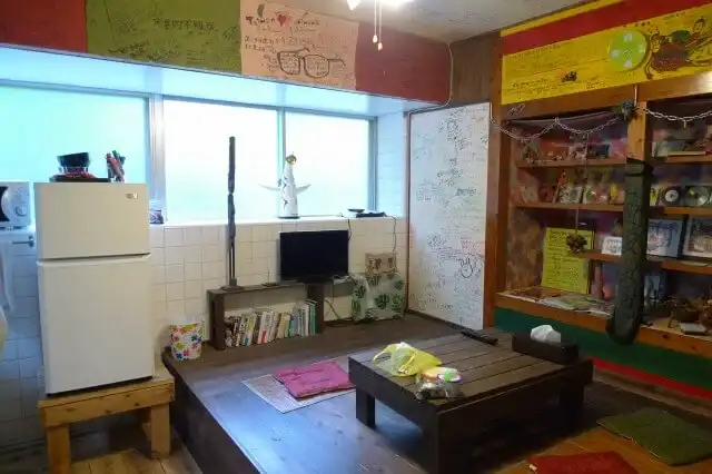 ゲストハウス・ボーダーのキッチン・ダイニングルーム