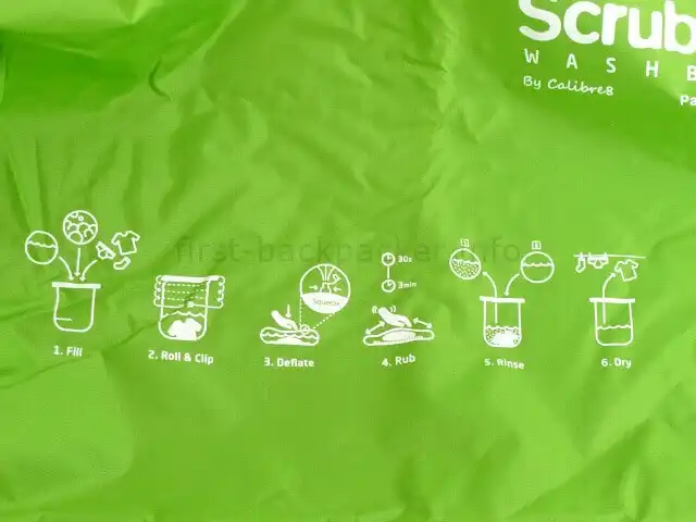 スクラバ ウォッシュバッグのイラスト