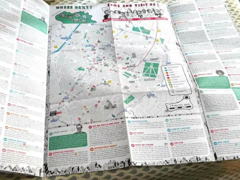 USE ITを広げた観光マップ