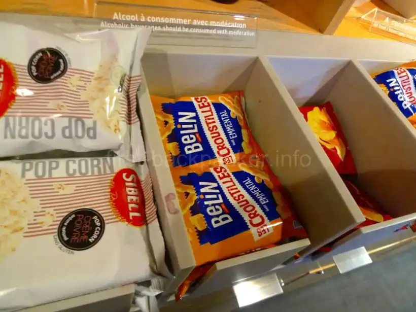 トゥールーズ ブラニャック空港 "La Croix du Sud" Loungeのスナック