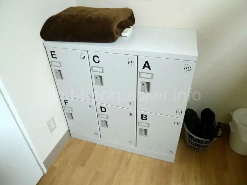 グローカル名古屋バックパッカーズの部屋のセキュリティボックス