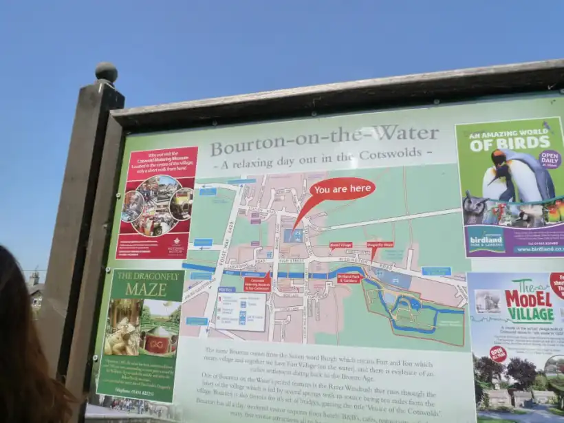 ボートン＝オン＝ザ＝ウォーターの地図