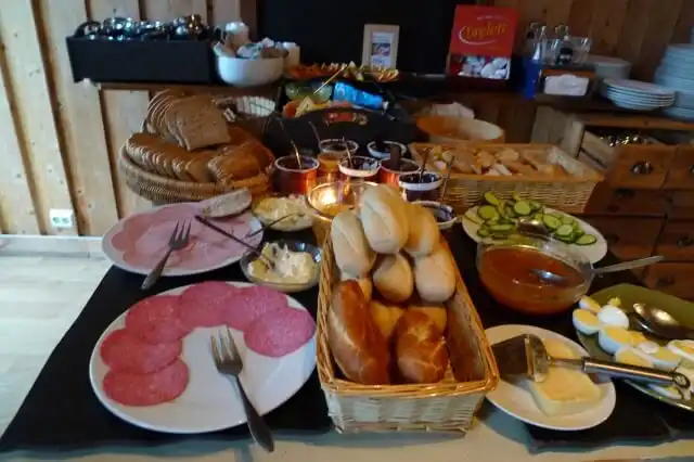 Stryn Hostel and Motelの朝食