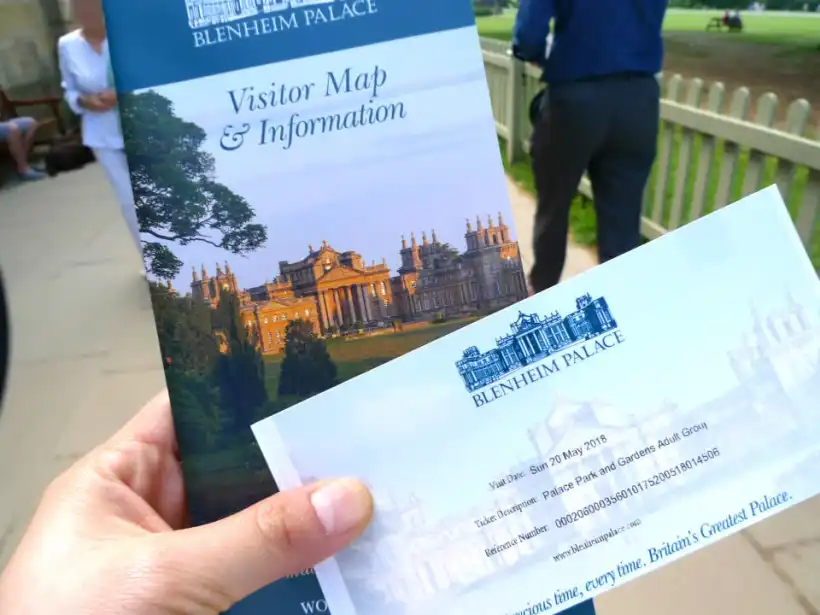 ブレナム宮殿のチケット