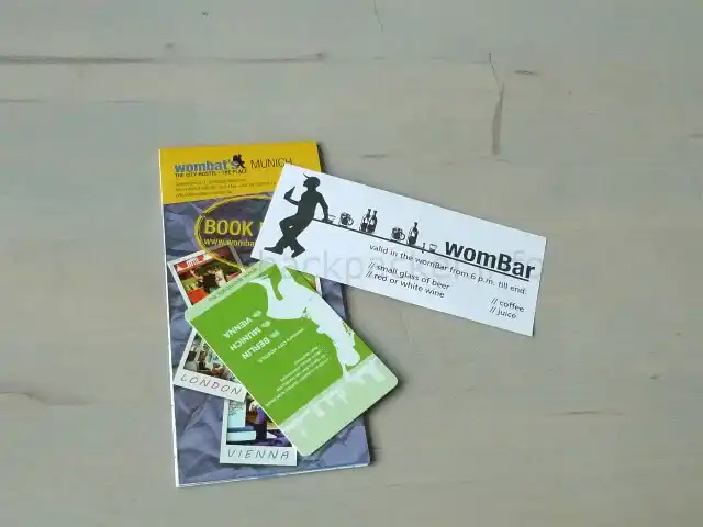 Wombats City Hostel Munichのカードキー