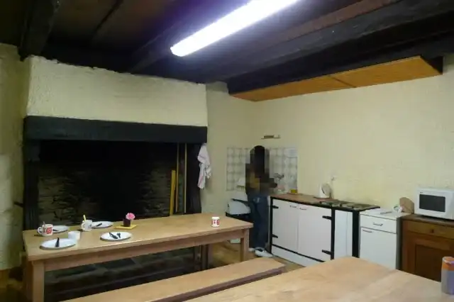 Gîte d'étape communal de Conquesのキッチン