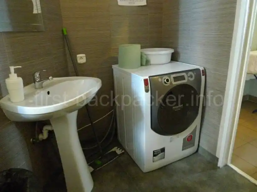 バブルホステル（クラクフ）の洗濯機