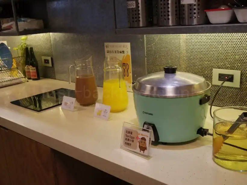 台北のBoutiカプセルインの朝食