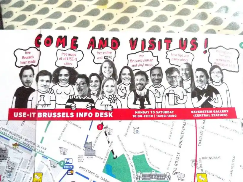 USE ITのインフォメーションデスクの案内