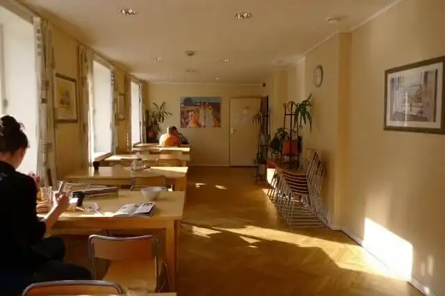 Marken Gjestehusのダイニングルーム