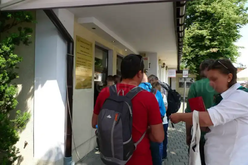 ヴィエリチカ岩塩坑のチケット売り場