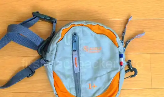 【レビュー】AigleのショルダーBanon 1L、宿での貴重品持ち歩き用に購入
