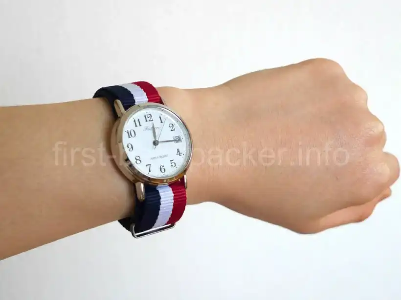 シチズン腕時計D021-304にNATOストラップを装着