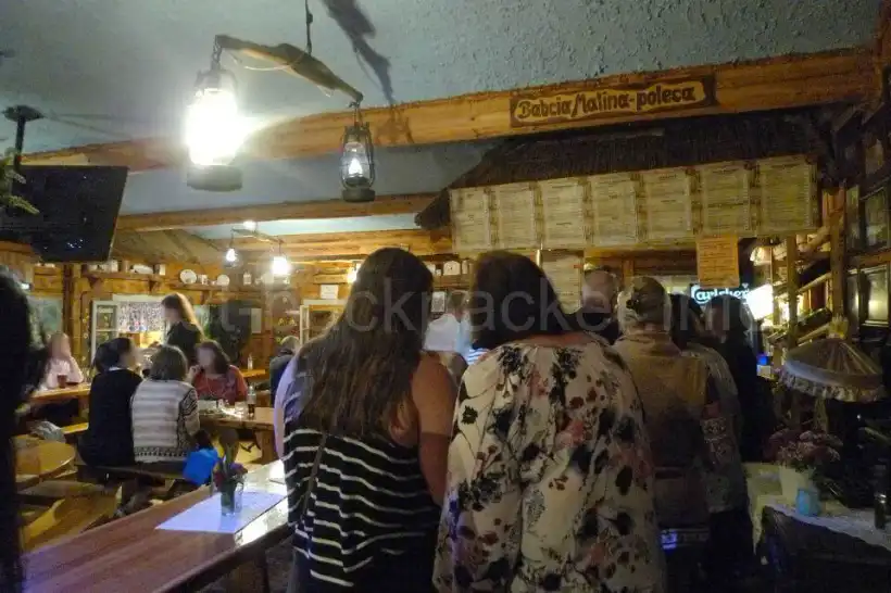 クラクフU Babci Malinyの注文カウンター