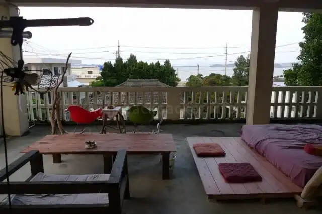 ゲストハウス・ボーダーのテラス