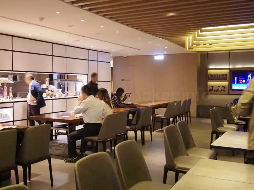 台北桃園空港（第1ターミナル）プラザ・プレミアム・ラウンジZONE Dの店内