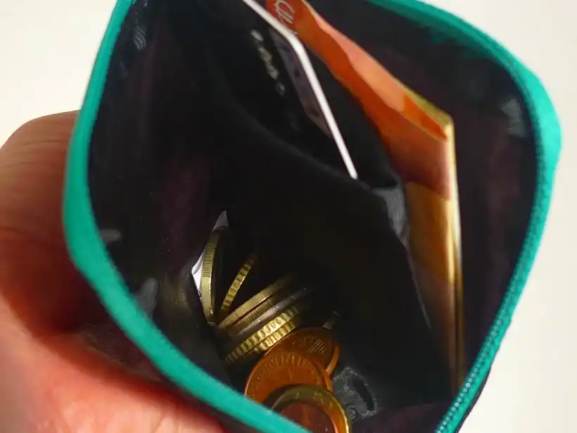 チャムス トレックウォレットの内部