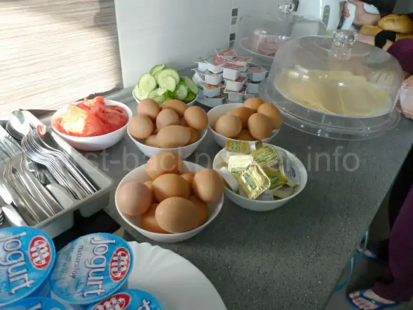 バブルホステル（クラクフ）の朝食