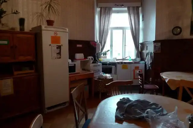 ヘルシンキ Hostel Erottajanpuistoのダイニングルーム