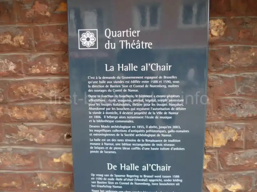 ナミュール・旧市場の説明