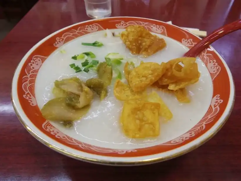 横浜中華街 馬さんのお店のお粥