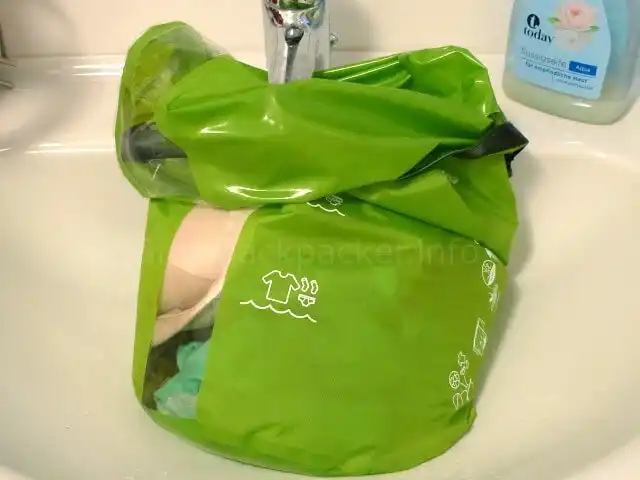 スクラバウォッシュバッグの洗濯の方法