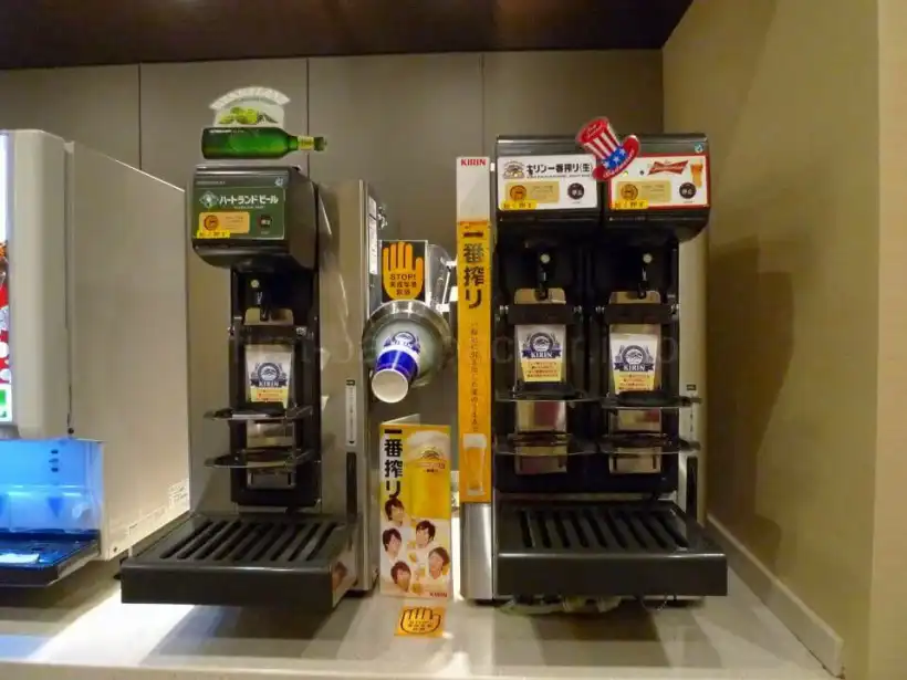 中部国際空港セントレアの第2プレミアムラウンジのビールサーバー