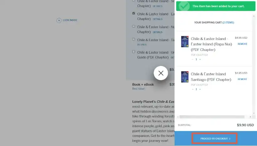 ロンリープラネット公式ショップのカート
