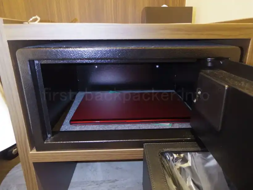 グランドキャビンホテル那覇小禄の貴重品BOX