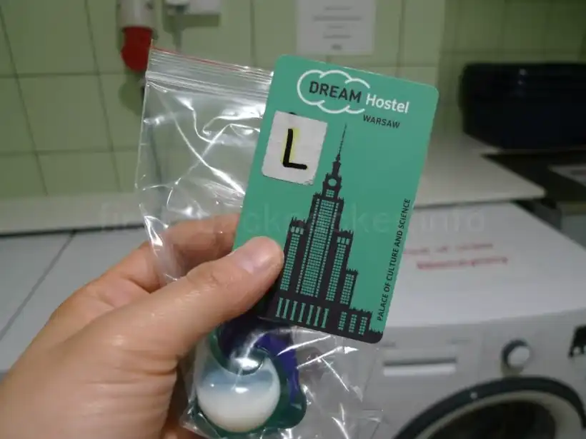 Safestay Warsow・洗濯用の洗剤