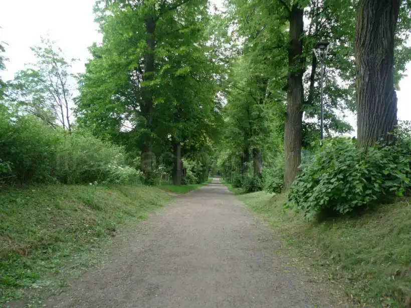 クションシュ城から町までのハイキングコース