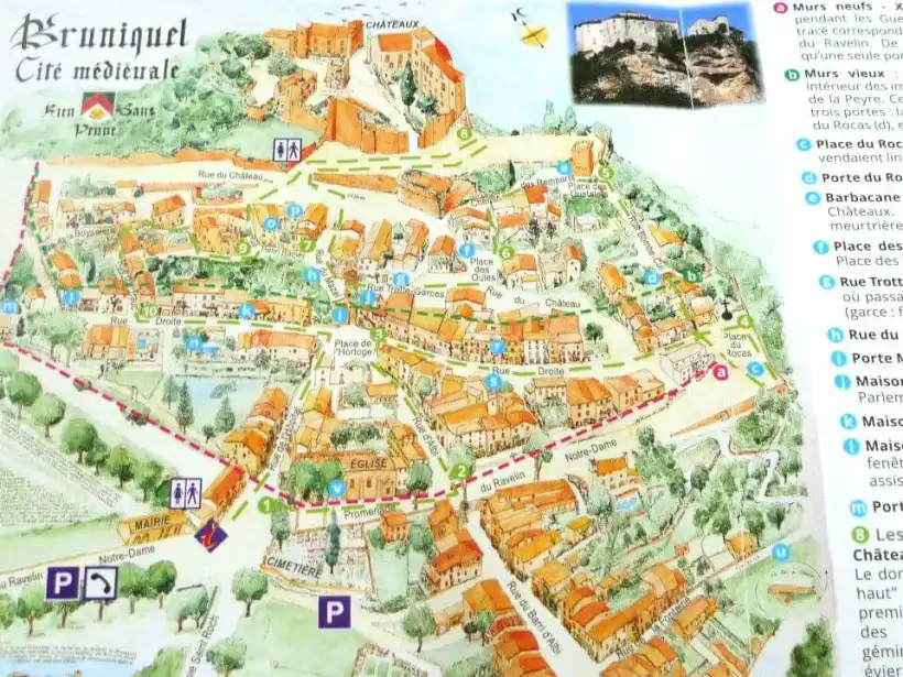 フランス・ブルニケルの地図