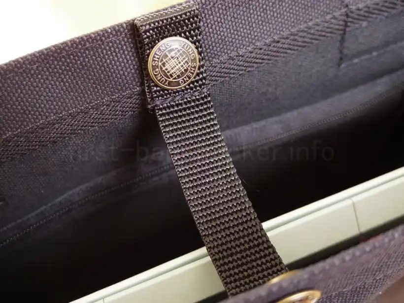 台南・永盛帆布で購入したトートバッグのリベットボタン