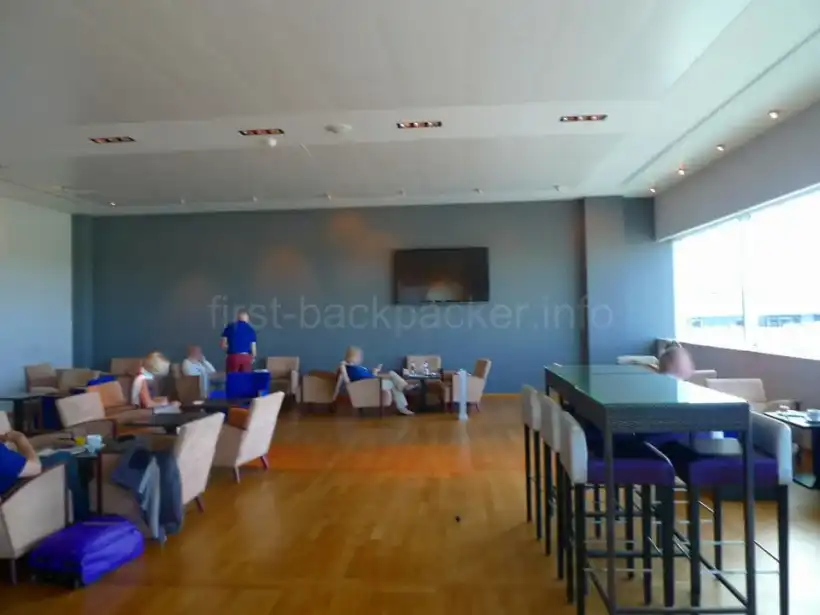 ブリュッセル国際空港Diamond Loungeの内部